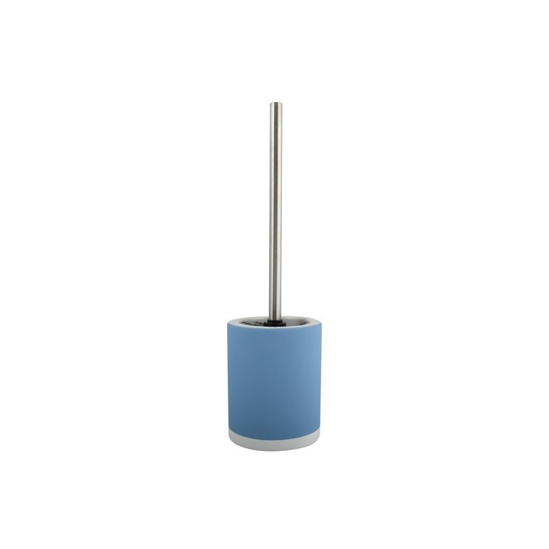 MSV Toilet Brush with CAGLIARI Pastel Blue Ceramic Holder MSV