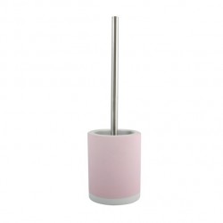 MSV Toilet Brush with CAGLIARI Pastel Pink Ceramic Holder MSV