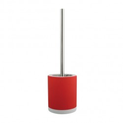 MSV Toilet Brush with CAGLIARI Red Ceramic Holder MSV