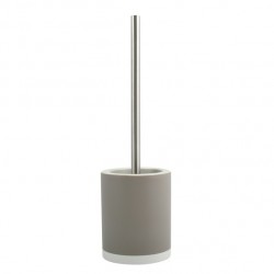 MSV Escobillero con Soporte de Cerámica CAGLIARI Taupe MSV