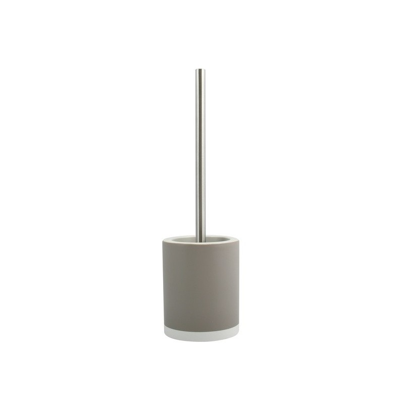 MSV Toilet Brush with CAGLIARI Taupe Ceramic Holder MSV