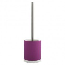 MSV Toilet Brush with CAGLIARI Purple Ceramic Holder MSV