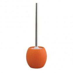 MSV Toilet brush with support Ceramic CAMBERRA Orange