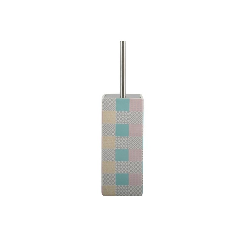 MSV Toilet Brush with Holder Ceramic Pink Ceramic MSV