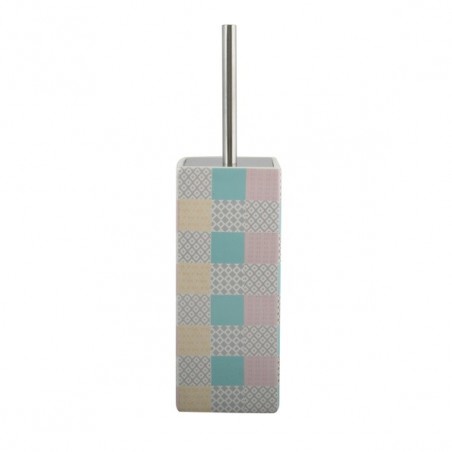 MSV Toilet Brush with Holder Ceramic Pink Ceramic MSV