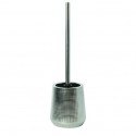 MSV Toilet brush with support Ceramic DALLAS Silver MSV