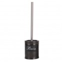 Brosse Wc avec support Céramique DINAN Noir MSV MSV