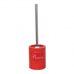 MSV Toilet brush with support Ceramic DINAN Red
