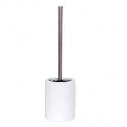 MSV Escobillero con Soporte Cerámica KYOTO Blanco MSV