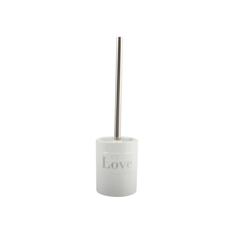 spirella Brosse Wc avec support Céramique LOVE Blanc MSV