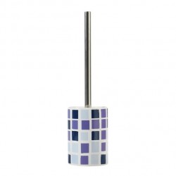 Brosse Wc avec support Céramique MOSAIKO Bleu MSV MSV