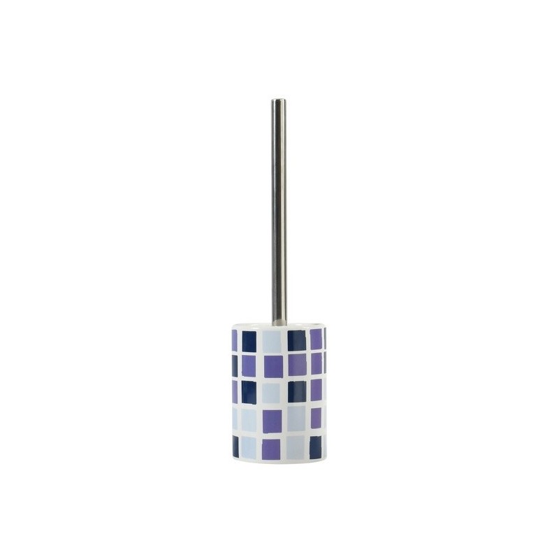 MSV Toilet brush with support Ceramic MOSAIKO Blue MSV