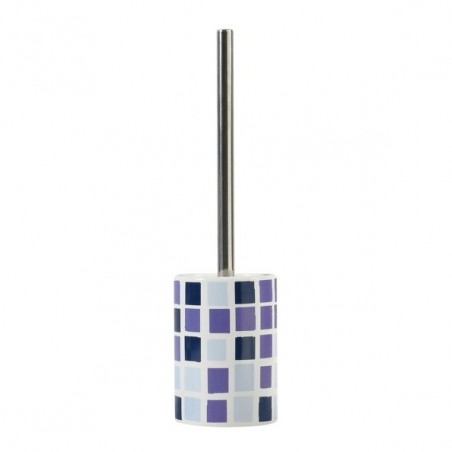 MSV Toilet brush with support Ceramic MOSAIKO Blue MSV
