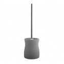 MSV Escobillero con Soporte Cerámico PALMA Gris MSV