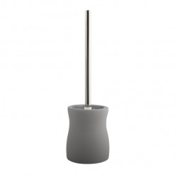 MSV Escobillero con Soporte Cerámico PALMA Gris MSV