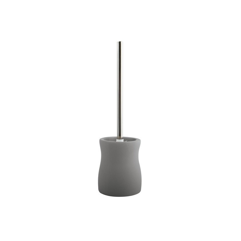MSV Toilet Brush with Ceramic Holder PALMA Gray MSV