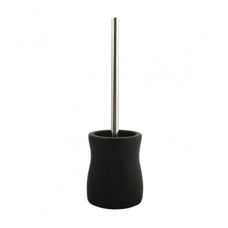 MSV Toilet Brush with Holder Ceramic PALMA Black MSV