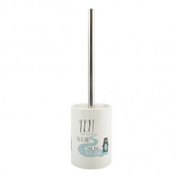 MSV Toilet brush with support Ceramic RIO White