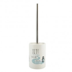 MSV Escobillero con soporte Cerámica RIO Blanco MSV
