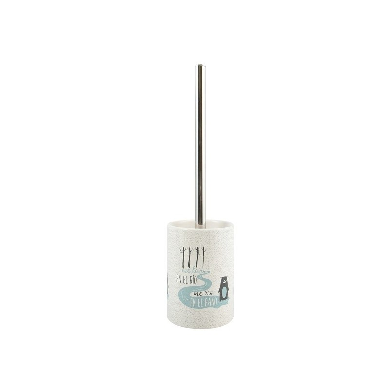 MSV Escobillero con soporte Cerámica RIO Blanco MSV