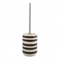 MSV Toilet brush with holder Ceramic SEAUVILLE Chocolate MSV