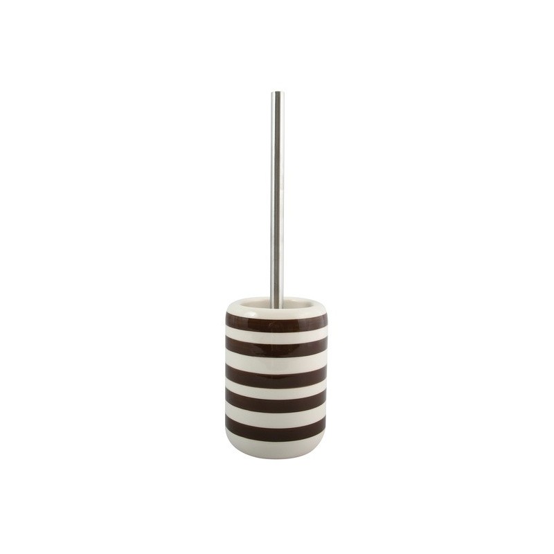 MSV Escobillero con soporte Cerámica SEAUVILLE Chocolate MSV