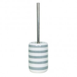 MSV Escobillero con Soporte de Cerámica SEAUVILLE Gris MSV