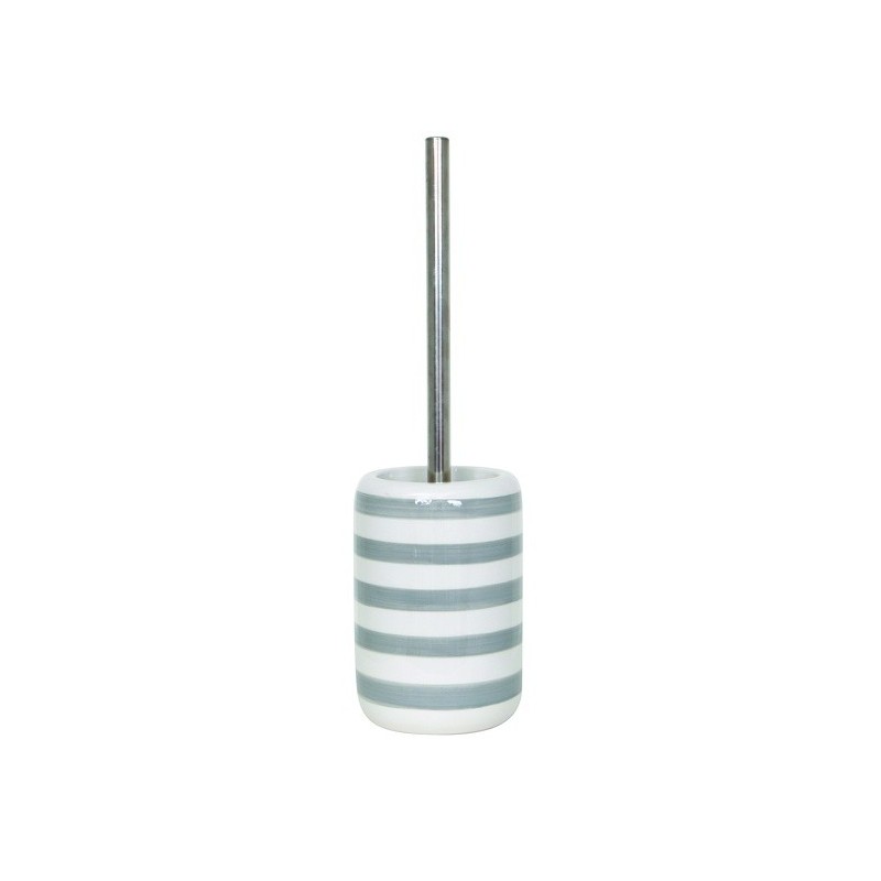 MSV Escobillero con Soporte de Cerámica SEAUVILLE Gris MSV