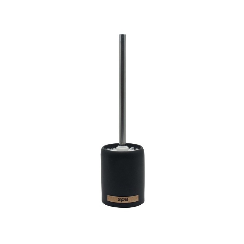 Brosse Wc avec support Céramique SPA Noir MSV MSV
