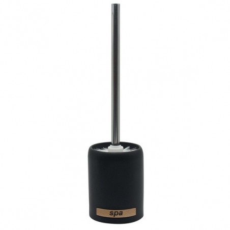 Brosse Wc avec support Céramique SPA Noir MSV MSV