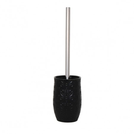 Brosse Wc avec support Céramique VENISE Noir MSV MSV