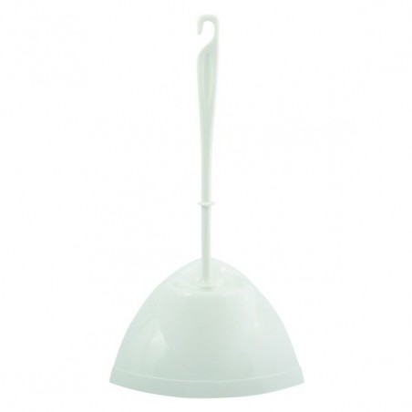 MSV Escobillero con soporte angular PP Blanco MSV