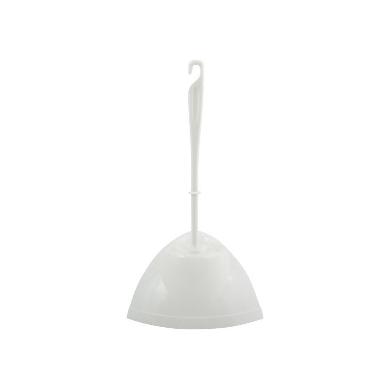 Brosse Wc avec support d'angle PP Blanc MSV MSV