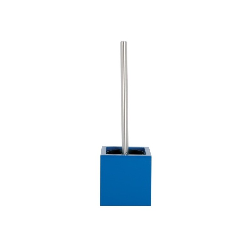 MSV WC-Bürste mit MDF- und Edelstahlhalter Marineblau MSV