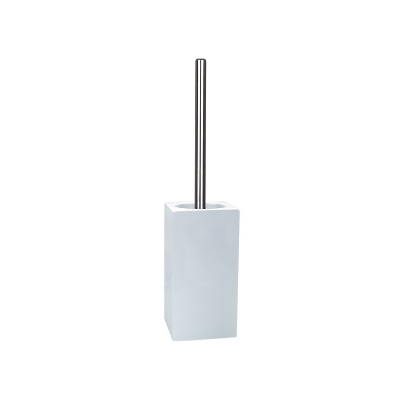 Spirella Toilet Brush with Holder Porcelain QUADRO White Spirella