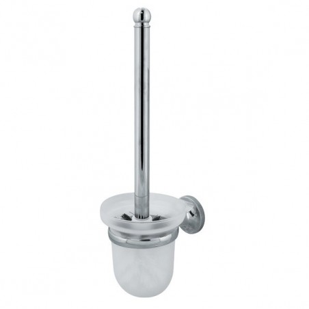 Brosse Wc avec support à fixer LAGUNE Acier Spirella Spirella