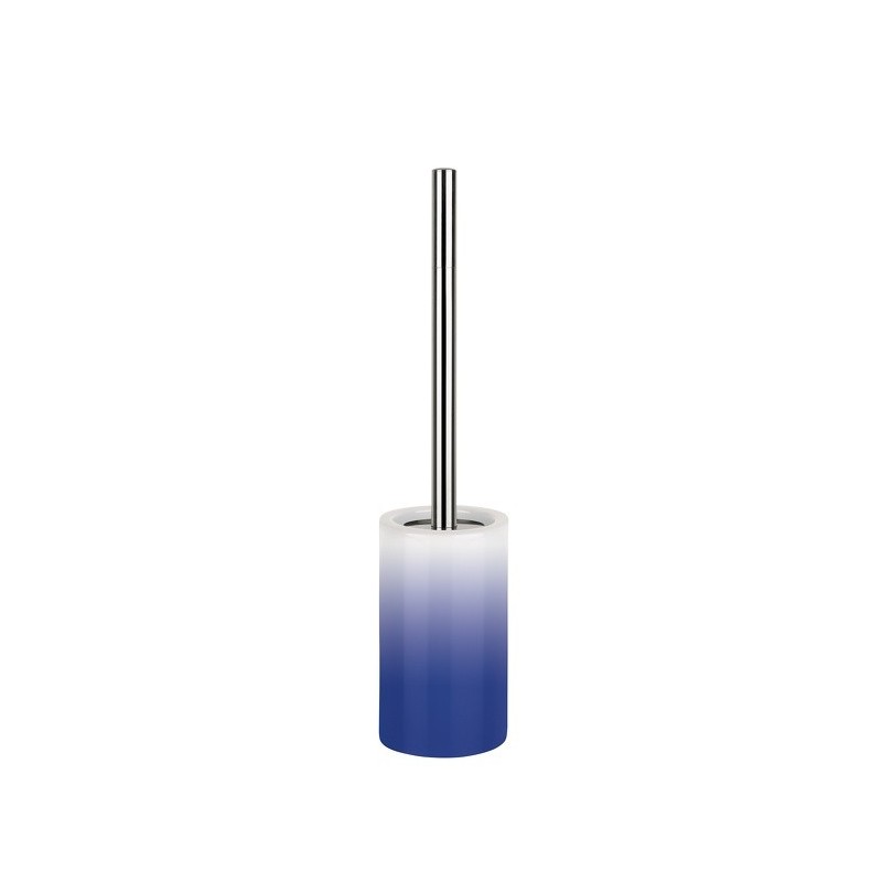 Spirella Escobillero con Soporte Cerámica TUBE GRADIENT Azul Marino Spirella