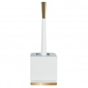 Spirella Toilet Brush with Holder Porcelain ROMA White & Gold Spirella