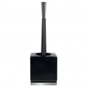 Spirella Toilettenbürste mit Halter Keramik ROMA Schwarz & Silber Spirella