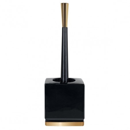 Spirella Toilettenbürste mit Keramikhalter ROMA Black & Gold Spirella