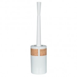 Spirella Escobillero con Soporte Porcelana TUBE NATURE Blanco Spirella
