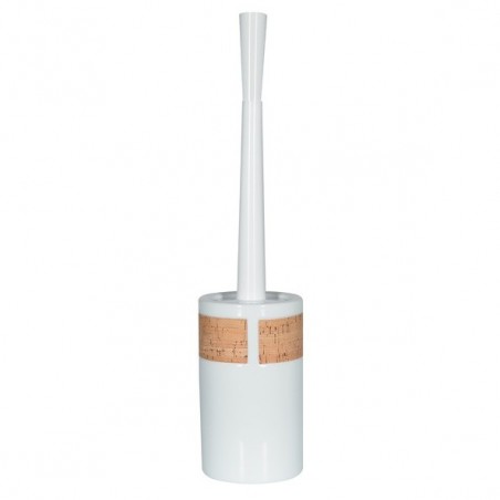 Spirella Escobillero con Soporte Porcelana TUBE NATURE Blanco Spirella