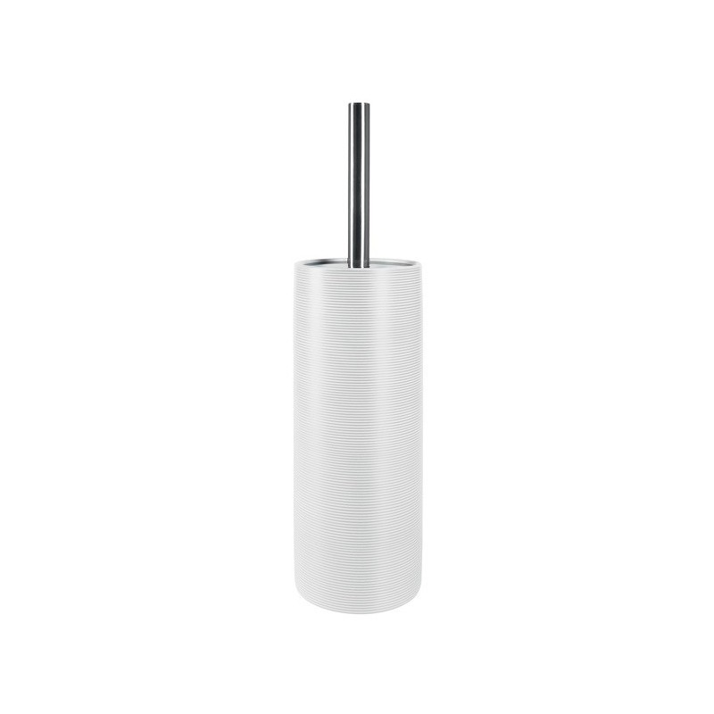 Spirella Scopino con Supporto in Ceramica TUBO NERVATO Bianco Spirella
