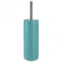Spirella Scopino con supporto TUBO NERVATO Ceramica Blu turchese Spirella