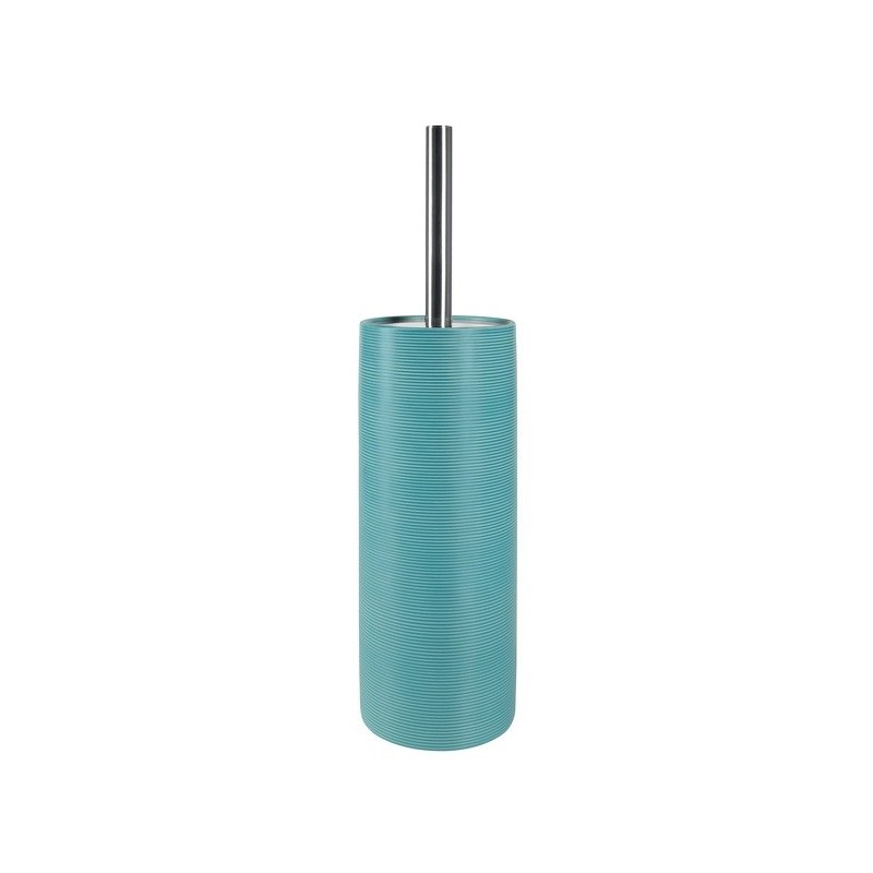 Spirella Scopino con supporto TUBO NERVATO Ceramica Blu turchese Spirella