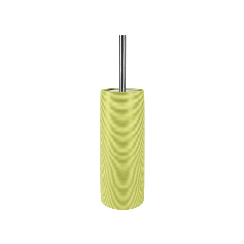 Spirella Toilet Brush with Holder Ceramic TUBE RIBBED Pistachio Spirella