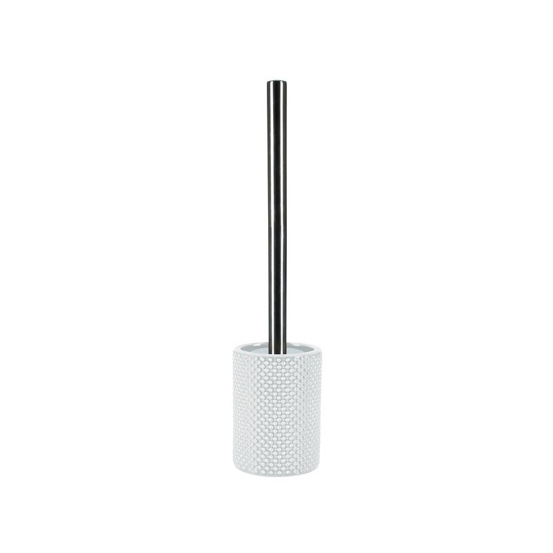 Spirella Toilettenbürste mit Stütze Fayence MERO White 3D-Effekt Spirella