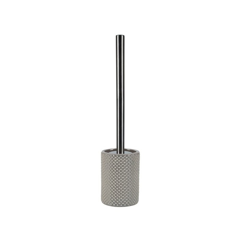 Spirella Escobillero con Soporte Loza MERO Taupe Efecto 3D Spirella