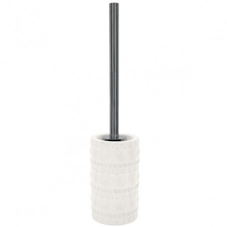 Brosse Wc avec support Porcelaine RELIEF Blanc Spirella Spirella
