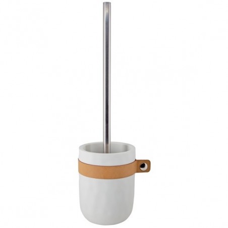 Spirella Escobillero con Soporte Poliresina LIO Blanco Spirella